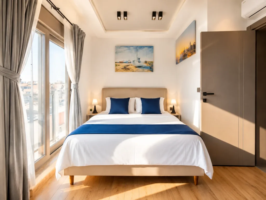 Konyaaltı apart daire yatak ve havlu hazırlığı