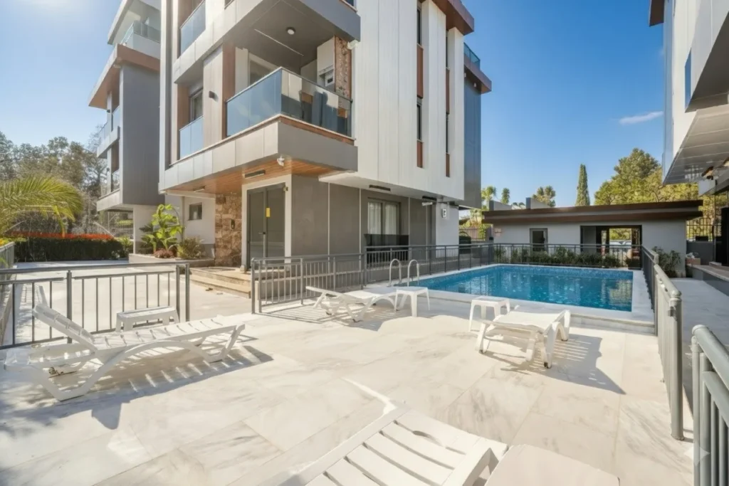 Diker Port Residence Antalya Konyaaltı bina dış görünümü