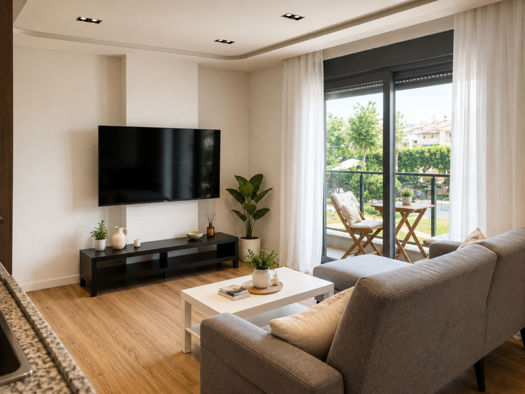 Antalya Konyaaltı otel konforunda salon alanı