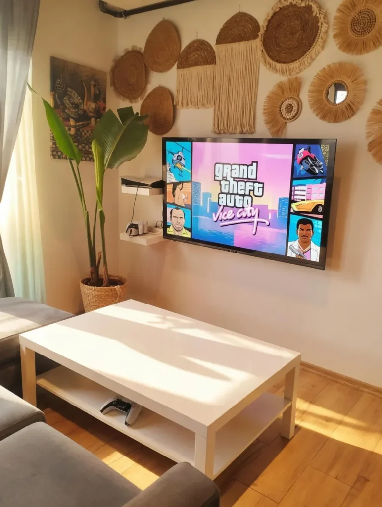 Diker Port Residence TV ve oturma alanlı günlük kiralık daire