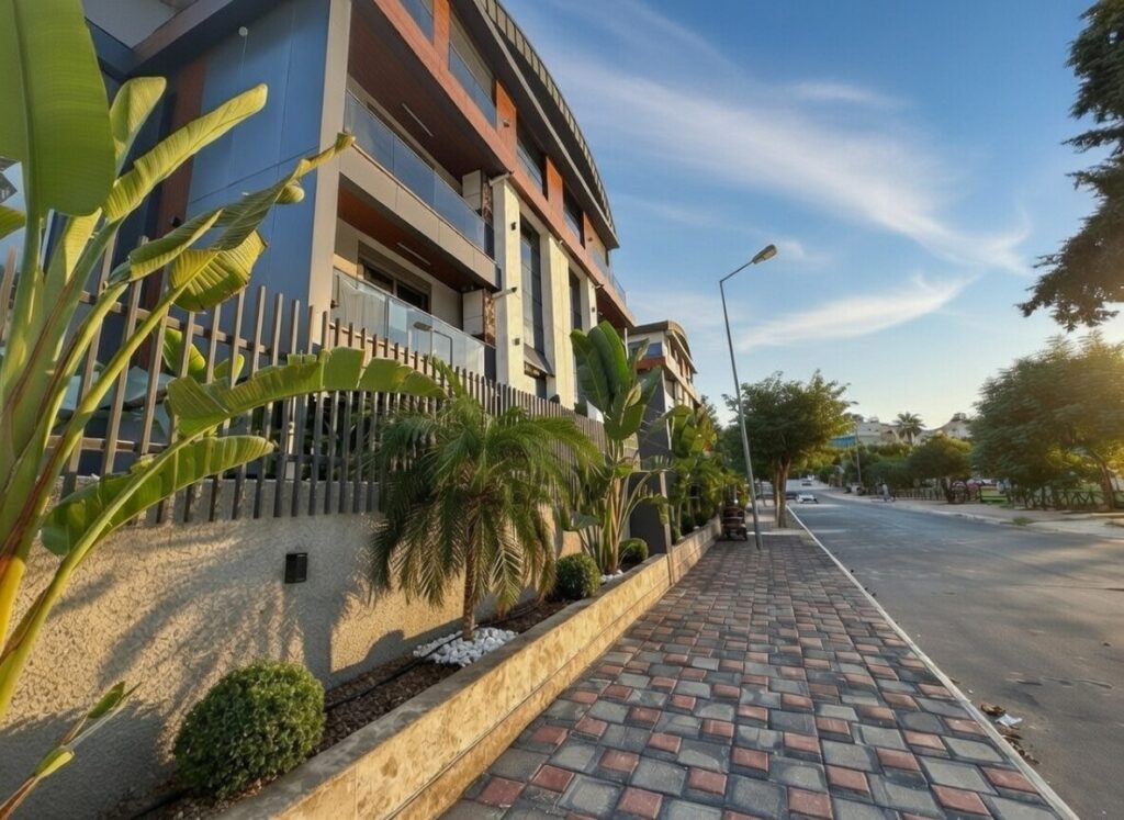Antalya Konyaaltı modern residence dış cephe